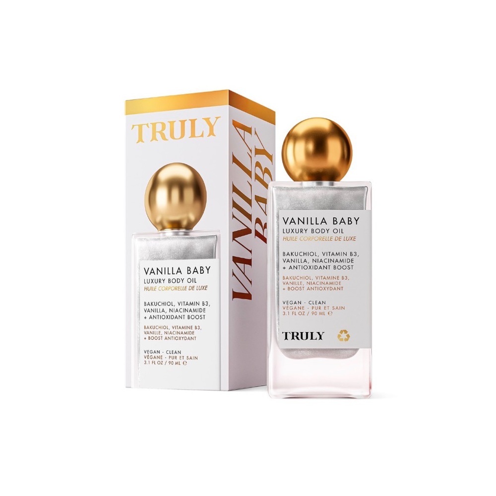 Vanilla Bay Luxury Body Oil with Gold Cap